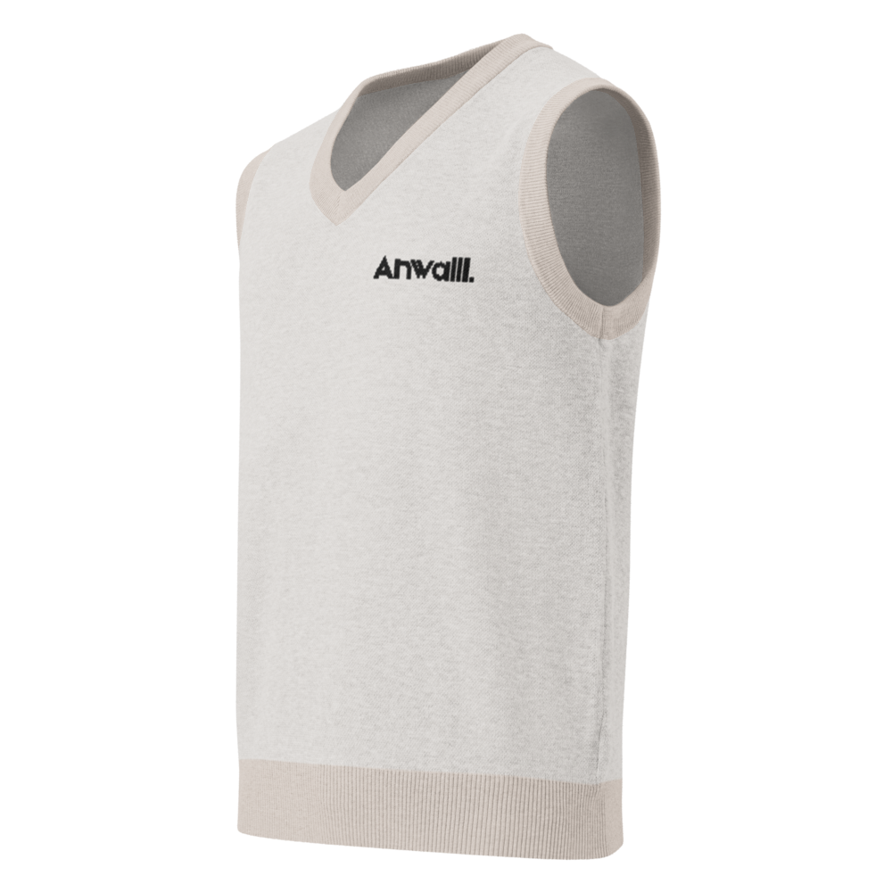Anwalll. Knit V-neck vest